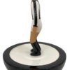 Scultura Subbuteo Gigante Juventus Firmato Stefano Puzzo in Ceramica 30cm - ANC1482 - immagine 3