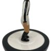 Scultura Subbuteo Gigante Juventus Firmato Stefano Puzzo in Ceramica 30cm - ANC1482 - immagine 2