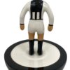 Scultura Subbuteo Gigante Juventus Firmato Stefano Puzzo in Ceramica 30cm - ANC1482 - immagine 4