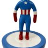 Scultura Subbuteo Gigante Capitan America Firmato Stefano Puzzo in Ceramica 30cm - ANC1677