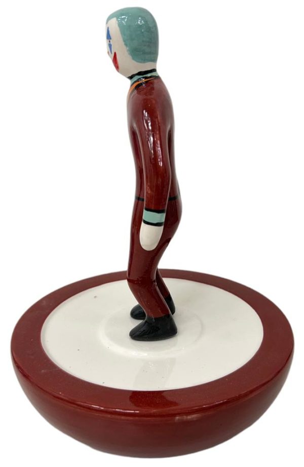 Scultura Subbuteo Gigante Joker Firmato Stefano Puzzo in Ceramica 30cm - ANC1680 - immagine 2