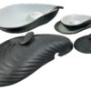 Servizio da Tavola Cozze Nove in Ceramica Zuppiera + 6 Ciotole + 1 con Coperchio - AUC6112 - immagine 4