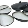 Servizio da Tavola Cozze Nove in Ceramica Zuppiera + 6 Ciotole + 1 con Coperchio - AUC6112