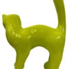 Statua Scultura Gatto Giallo Design in Resina - AUR931 - immagine 3