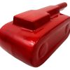 Scultura Pedina Risiko Carro Armato Rosso Firmato Stefano Puzzo in Ceramica - ANC1837 - immagine 3