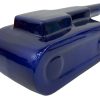 Scultura Pedina Risiko Carro Armato Blu Firmato Stefano Puzzo in Ceramica - ANC1838 - immagine 3