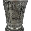 Bicchiere Antico in Peltro Lavorato 95% Made in Germany - AUC6177