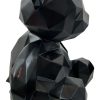Statua Scultura Orsetto in Resina Nero 30cm - AUR1005 - immagine 2