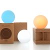 Lampada da Tavolo SLIDE Globo 25 Led in Polietilene RGB Multicolor Incluso - AUR987 - immagine 3