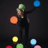 Lampada da Tavolo SLIDE Globo 25 Led in Polietilene RGB Multicolor Incluso - AUR987 - immagine 4