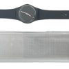 Orologio da Polso Swatch Gents and Ladies Black Pearl LB114 1986 + Custodia - ANC2068