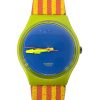 Orologio da Polso Swatch Gents and Ladies Chaise Longue GJ109 1992 + Custodia - ANC2099 - immagine 2