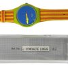 Orologio da Polso Swatch Gents and Ladies Chaise Longue GJ109 1992 + Custodia - ANC2099