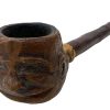 Pipa in Terracotta Bocchino in Legno - AUC6528 - immagine 2