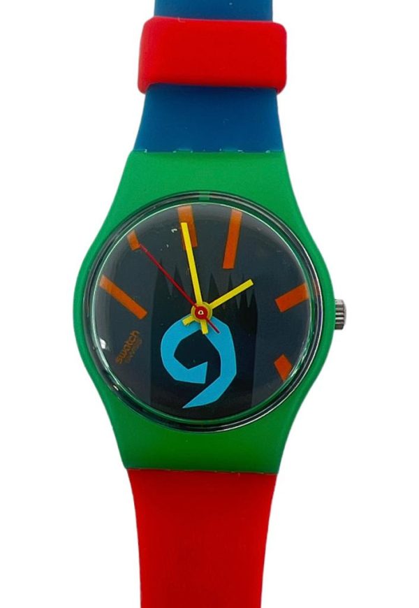 Orologio da Polso Swatch Gents and Ladies Gambela LG102 1986 + Custodia - ANC2064 - immagine 2