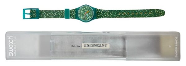 Orologio da Polso Swatch Gents and Ladies South Molton LL103 1988 + Custodia - ANC2053