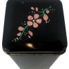 Scatola in Latta Antica Farfaelle e Fiori - AUC6646 - immagine 3