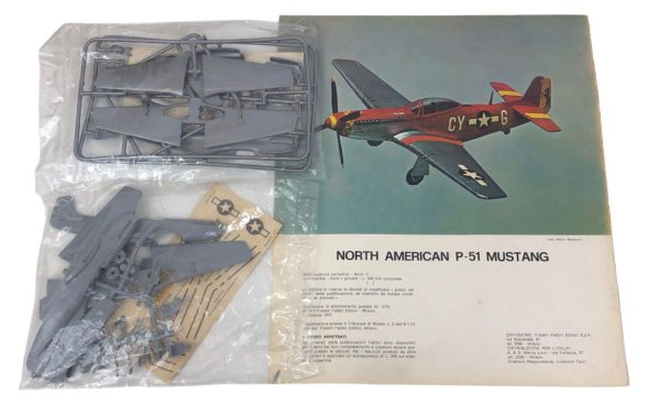 Modellino Aereo North American P-51 Mustang Edizione Fabbri Anni 70/80 - AUC6718