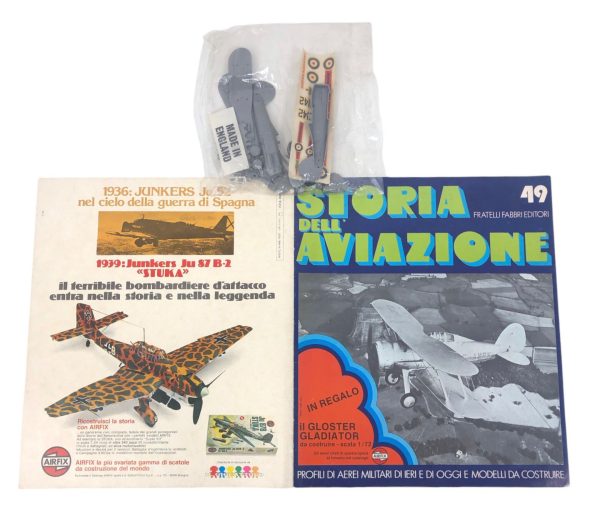 Modellino Aereo Gloster Gladiator Edizione Fabbri Anni 70/80 - AUC6732