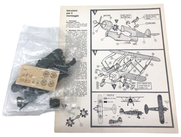 Modellino Aereo Fiat CR 42 Edizione Fabbri Anni 70/80 - AUC6748 - immagine 2