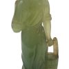 Statua Scultura Donna con Secchio in Giada - AUC6786 - immagine 4