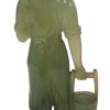 Statua Scultura Donna con Secchio in Giada - AUC6786 - immagine 3