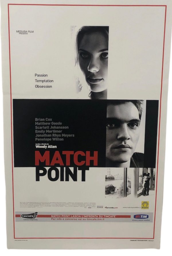 Poster Locandina Cinema Film Match Point 70X33 cm - AUC6792