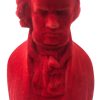 Salvadanaio Mezzo Busto Beethoven in Ceramica Ricoperto di Velluto - AUC7056