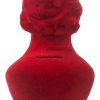 Salvadanaio Mezzo Busto Beethoven in Ceramica Ricoperto di Velluto - AUC7056 - immagine 3