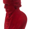 Salvadanaio Mezzo Busto Beethoven in Ceramica Ricoperto di Velluto - AUC7056 - immagine 2