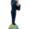 Statua Scultura Bosch Candela in Resina 65cm - AUR1139 - immagine 2