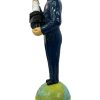 Statua Scultura Bosch Candela in Resina 65cm - AUR1139 - immagine 3