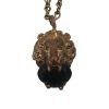 Collana Gucci Testa di Leone con Pietra Nera - AUC7115 - immagine 2