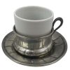 Set da Caffe 7 Tazzine +7 Sottotazzine e7 Piattini + 1 Zuccheriera - AUC7184 - immagine 3