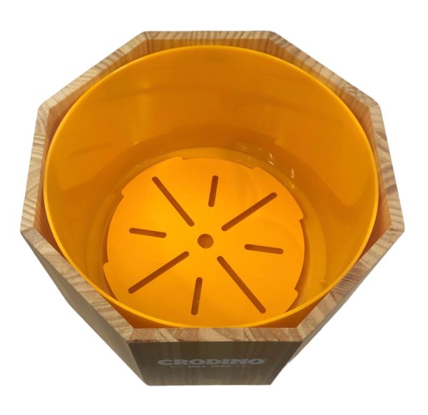 Secchiello Porta Ghiaccio Ice Bucket Pubblicitario Crodino in Legno - ANC2762 - immagine 4