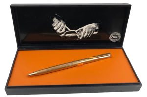 Penna Stilografica Waterman Man 200 Nera Rifiniture Oro + Custodia - AUC6692