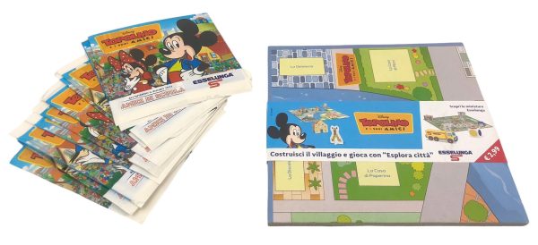 Viallaggio Esselunga Disney Topolino e i Suoi Amici + 12 Bustine - ANC2845