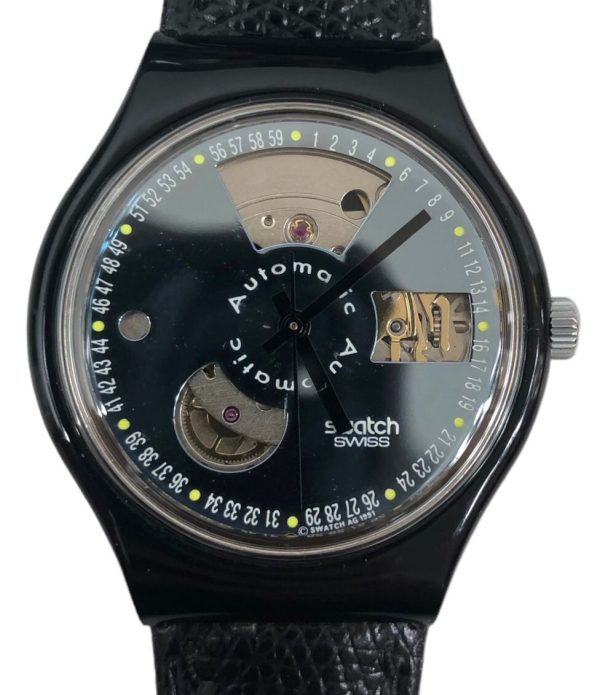 Orologio da Polso Swatch Automatic BLACK MOTION SAB100 1991 + Libro  - ANC2894 - immagine 3