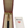 Penna Stilografica Aurora 88K Nera Cappuccio Dorato + Custodia - AUC7496