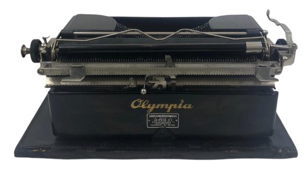 Macchina da Scrivere Olympia Elite Nera Anni 30/40 + Custodia - AUC7625 - immagine 3