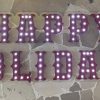 Insegna Luminosa Happy Holidays - AUR1187