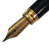 Penna Stilografica Waterman Lacca Nera Rifiniture Oro Pennino M in Oro 18k - AUC7373 - immagine 3