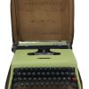 Macchina da Scrivere Olivetti Lettera 22 Verde + Custodia - AUC7543