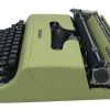 Macchina da Scrivere Olivetti Lettera 22 Verde + Custodia - AUC7543 - immagine 2