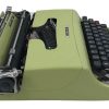 Macchina da Scrivere Olivetti Lettera 22 Verde + Custodia - AUC7543 - immagine 3