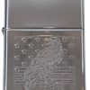 Accendino a Benzina Zippo Aquila U.S.A in Acciaio - AUC7549