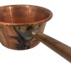 Paiolo Pentola in Rame Manico in Legno - AUC7567 - immagine 4