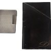 Accendino Dupont Argento Paris Made in France 4,5 cm + Libretto - AUC7585