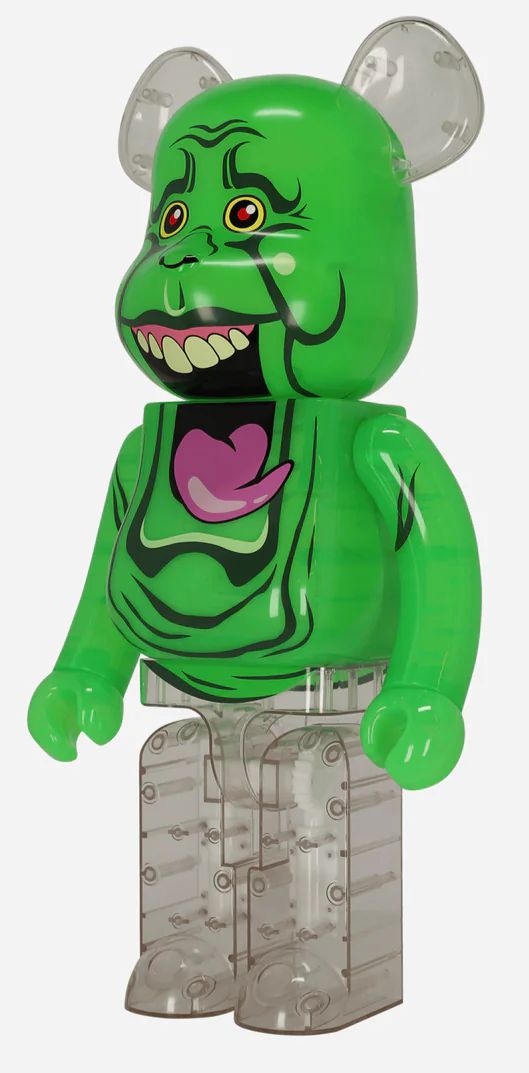 Statua Scultura Bearbricks 1000% Ghost Buster's Slimer + Scatola - ANC3070 - immagine 2