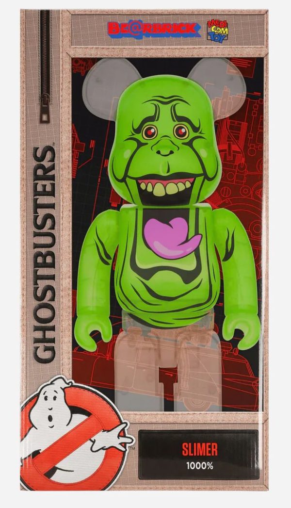 Statua Scultura Bearbricks 1000% Ghost Buster's Slimer + Scatola - ANC3070 - immagine 3